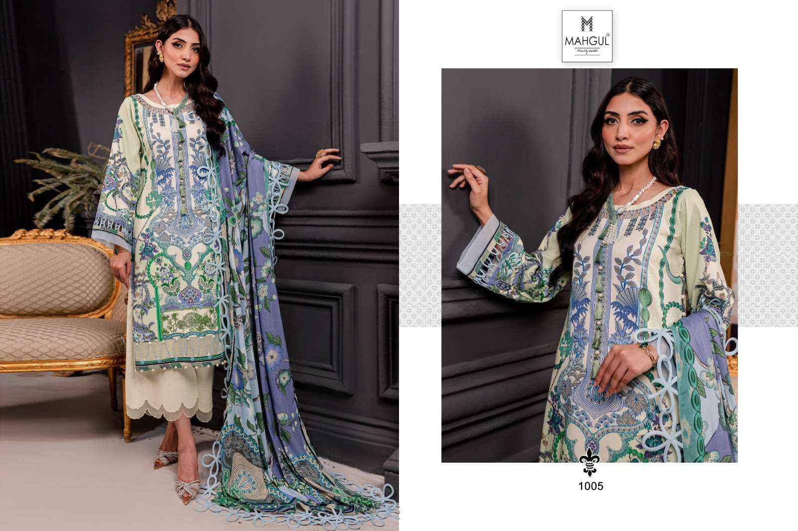 Shraddha Nx Mahgul Firdous Vol 1 Lawn Cotton Dress Material 6 pcs Catalogue