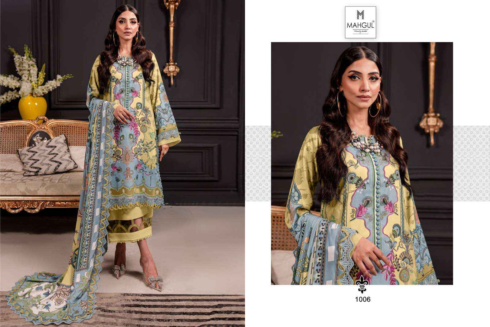 Shraddha Nx Mahgul Firdous Vol 1 Lawn Cotton Dress Material 6 pcs Catalogue