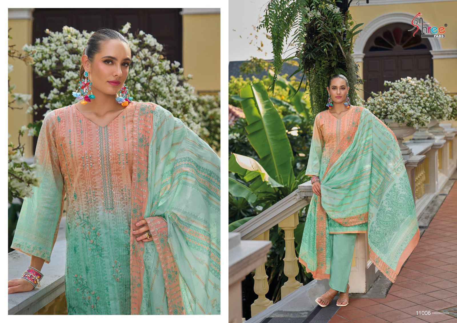 Shree Fabs Bin Saeed Lawn Collection Vol 11 Lawn Cotton Dress Material 6 pcs Catalogue