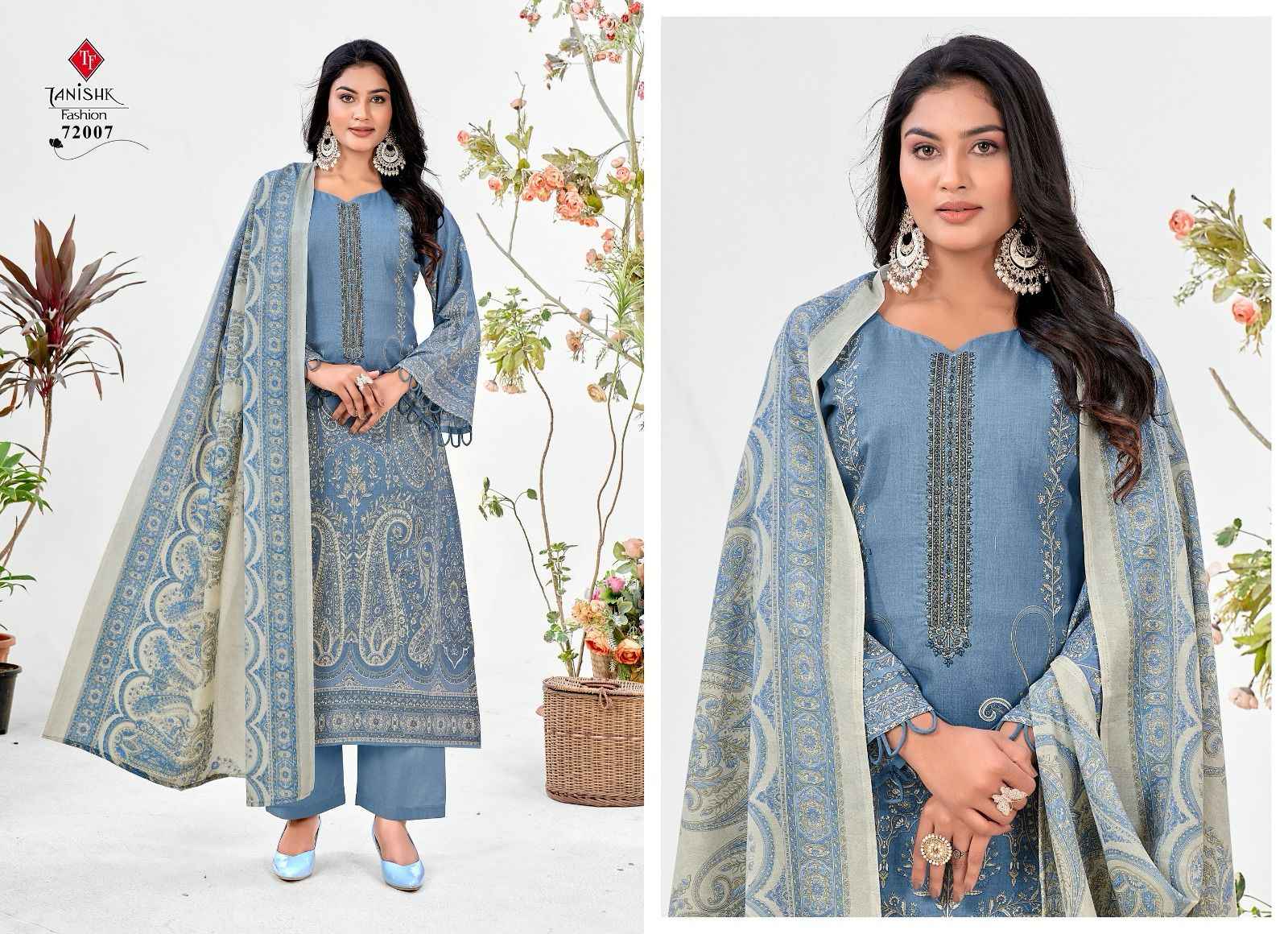 Taniksh Fashion Mehraz Vol-6 Cambric Cotton Suit (8 pcs Catalogue)