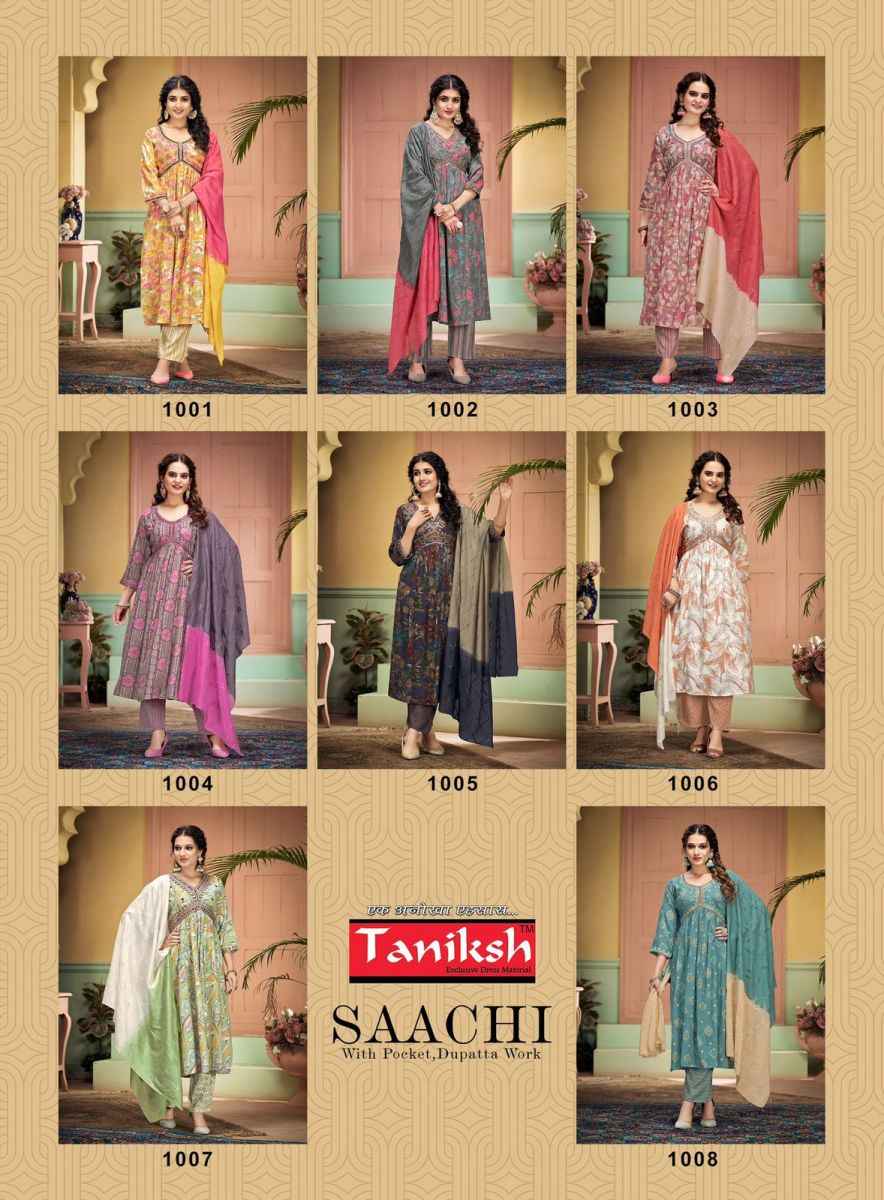 Taniksh Saachi Rayon Kurti Combo 8 pcs Catalogue