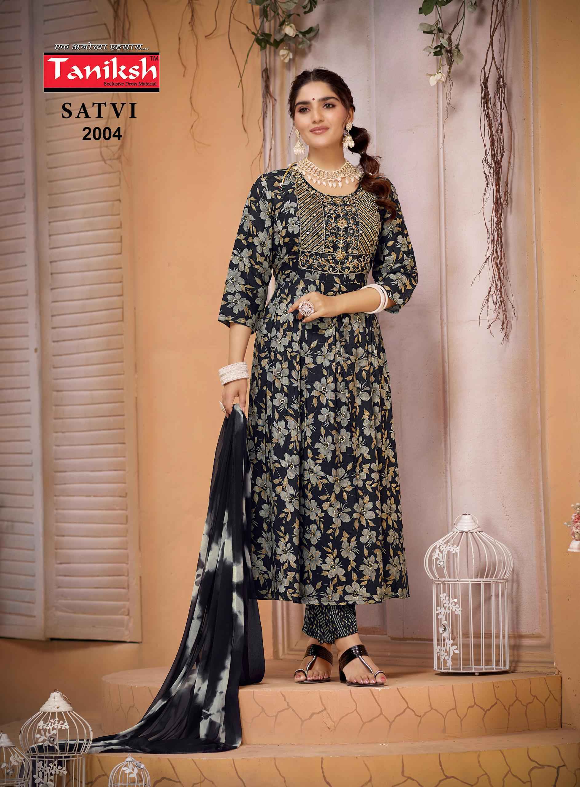 Taniksh Satvi Vol-2 Capsule Print Readymade Suit (8 pcs Catalogue)