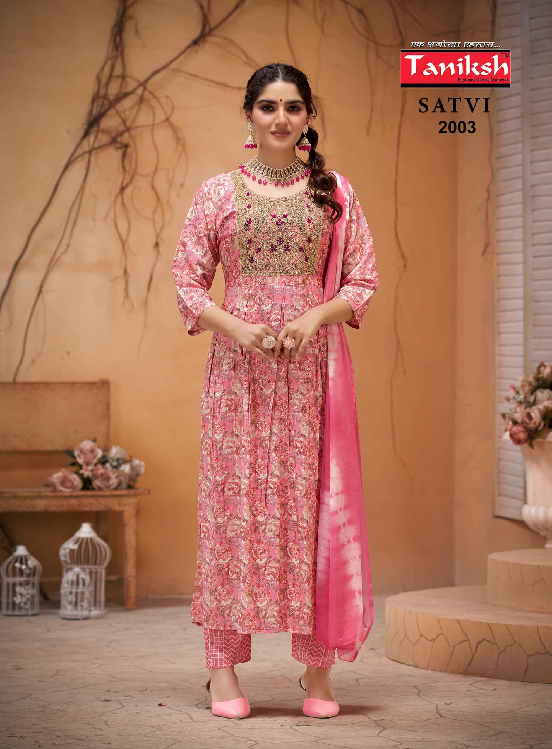 Taniksh Satvi Vol-2 Capsule Print Readymade Suit (8 pcs Catalogue)