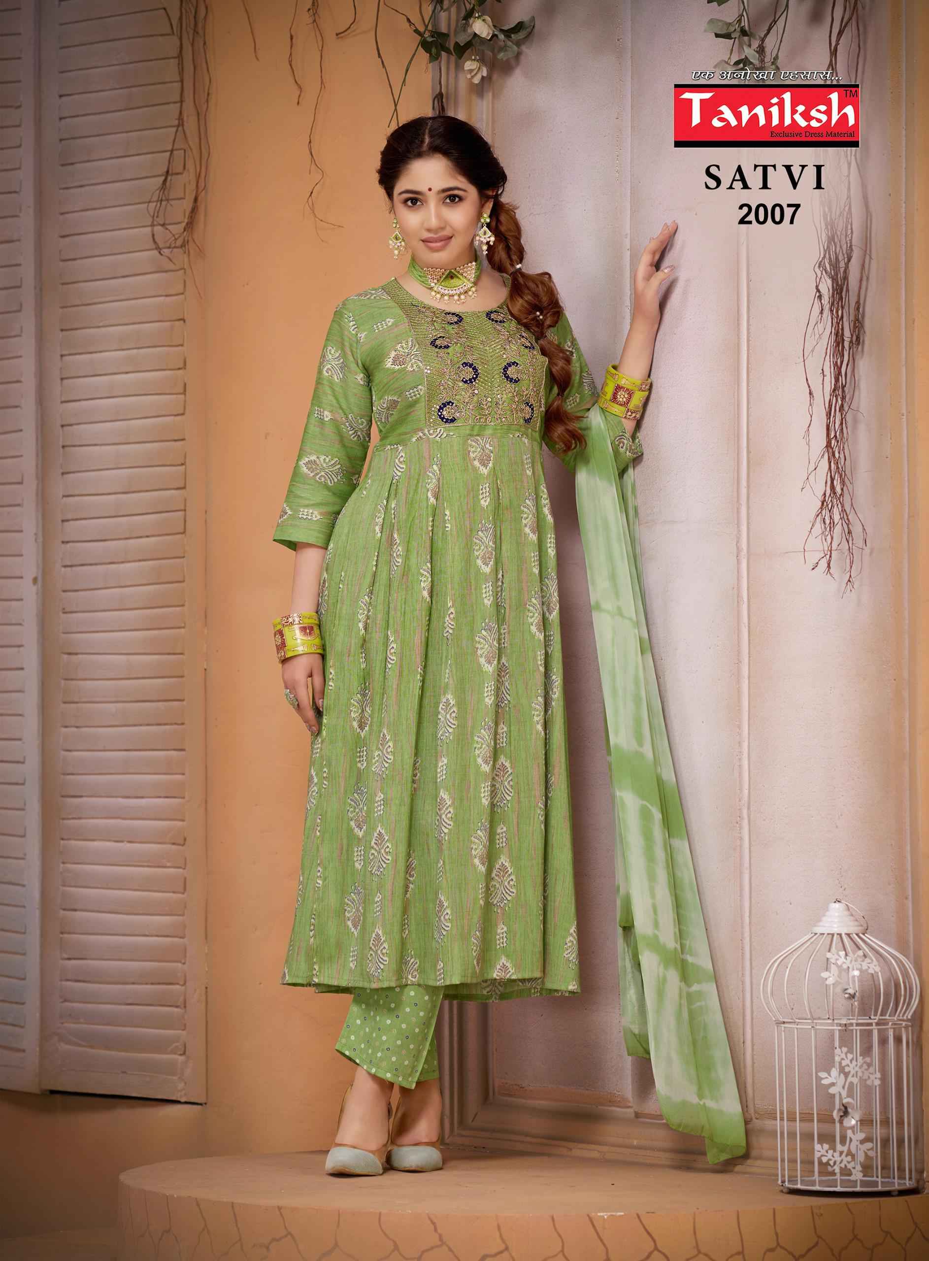 Taniksh Satvi Vol-2 Capsule Print Readymade Suit (8 pcs Catalogue)