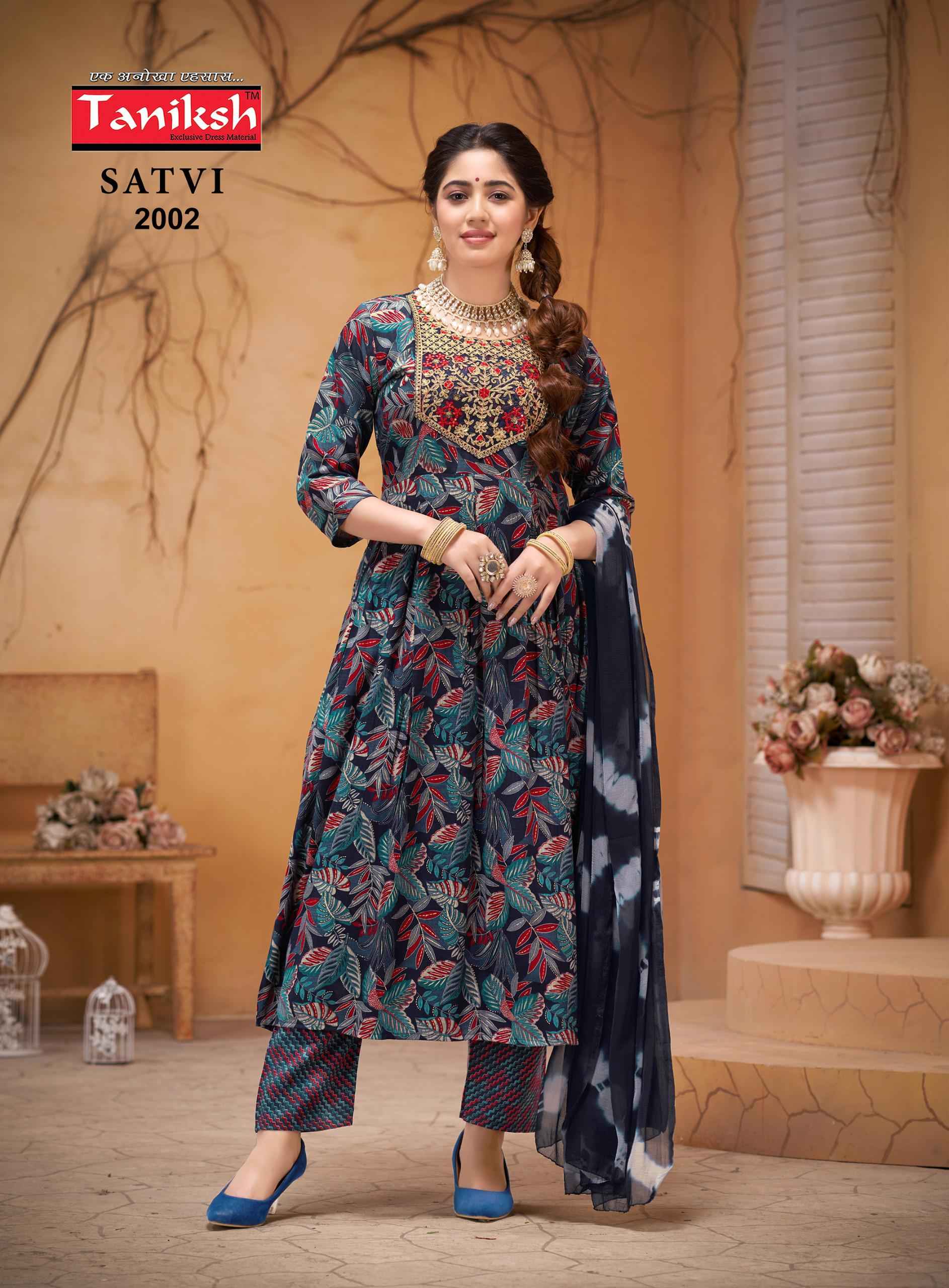 Taniksh Satvi Vol-2 Capsule Print Readymade Suit (8 pcs Catalogue)