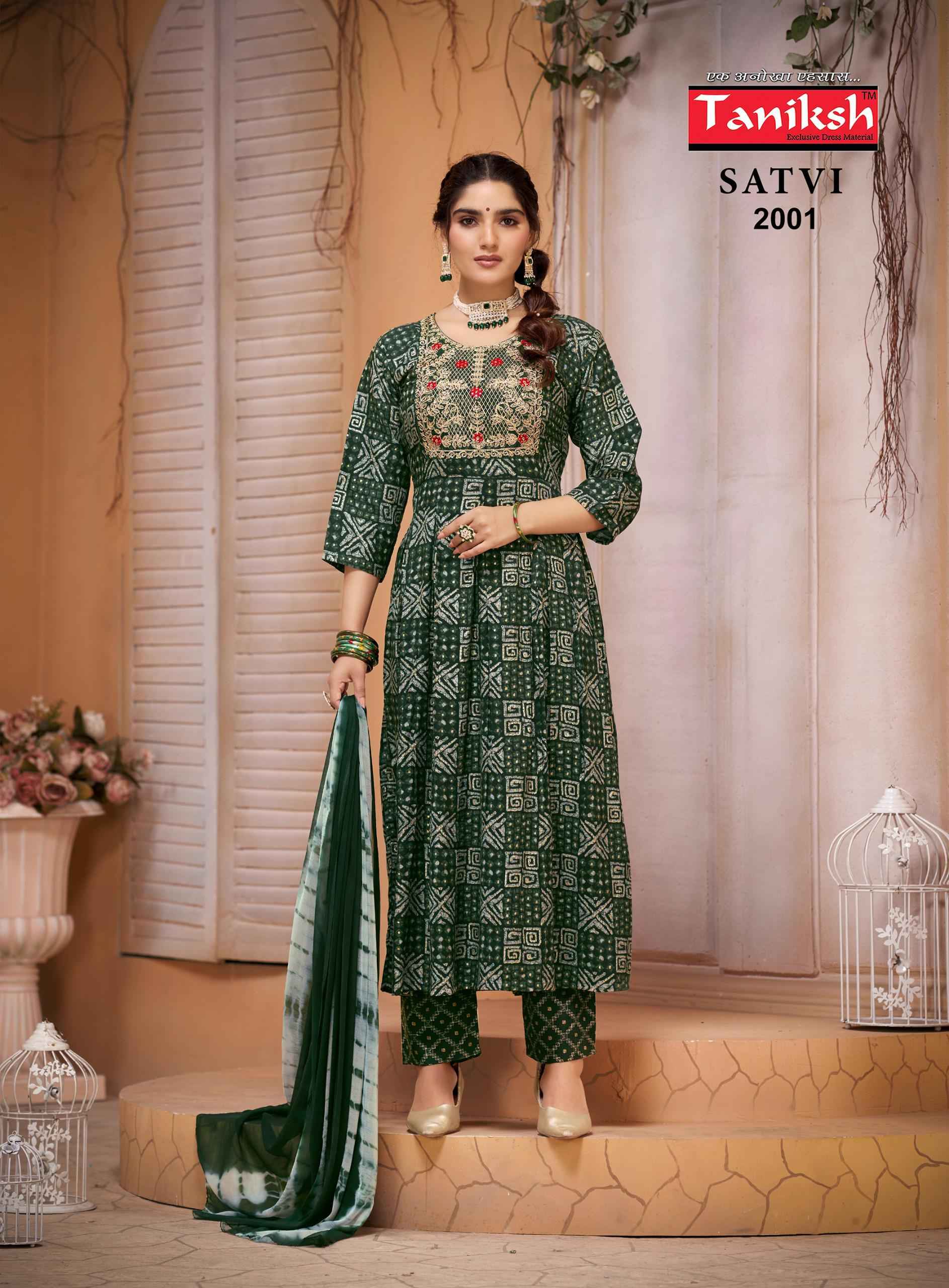 Taniksh Satvi Vol-2 Capsule Print Readymade Suit (8 pcs Catalogue)