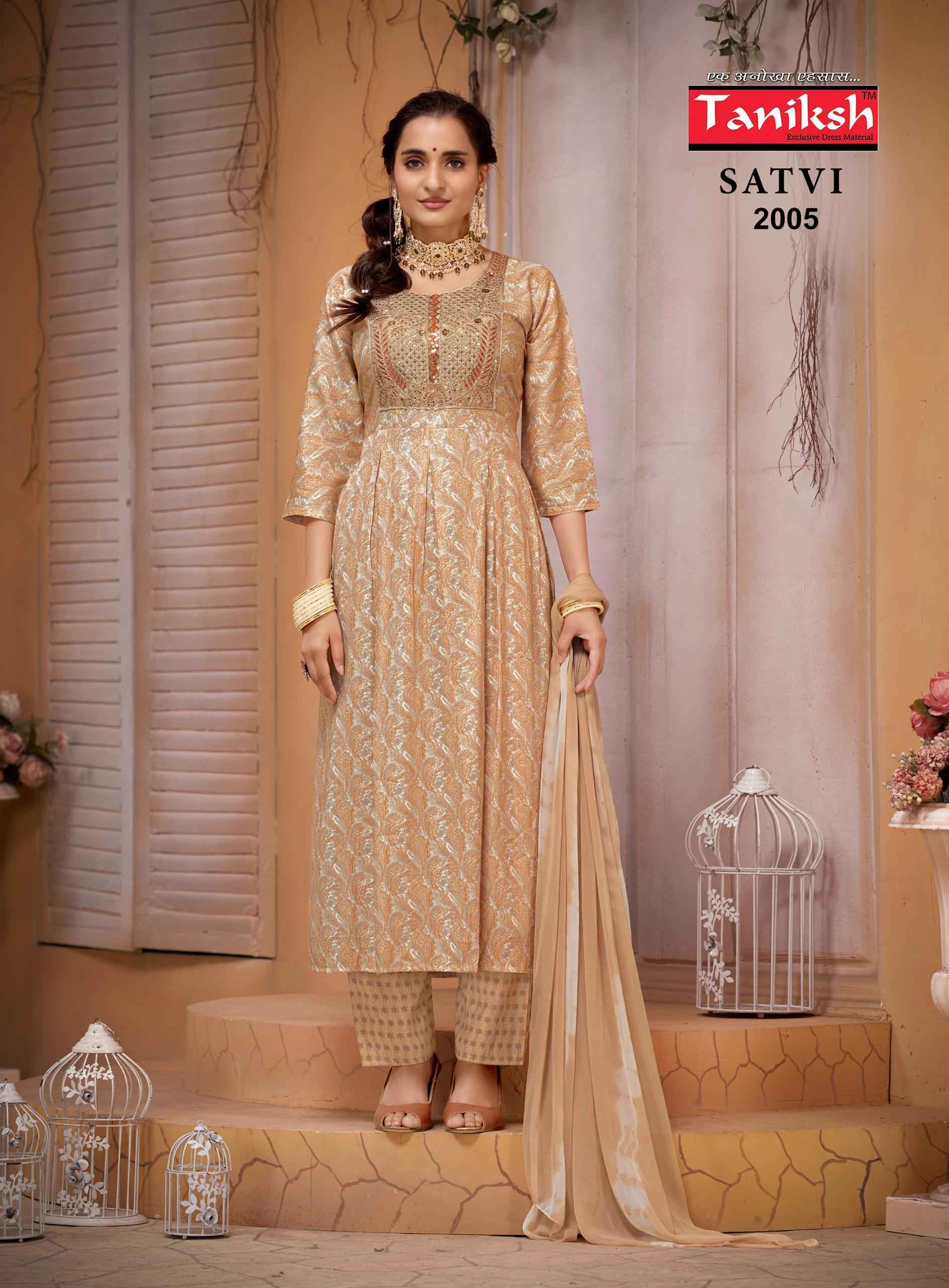 Taniksh Satvi Vol-2 Capsule Print Readymade Suit (8 pcs Catalogue)