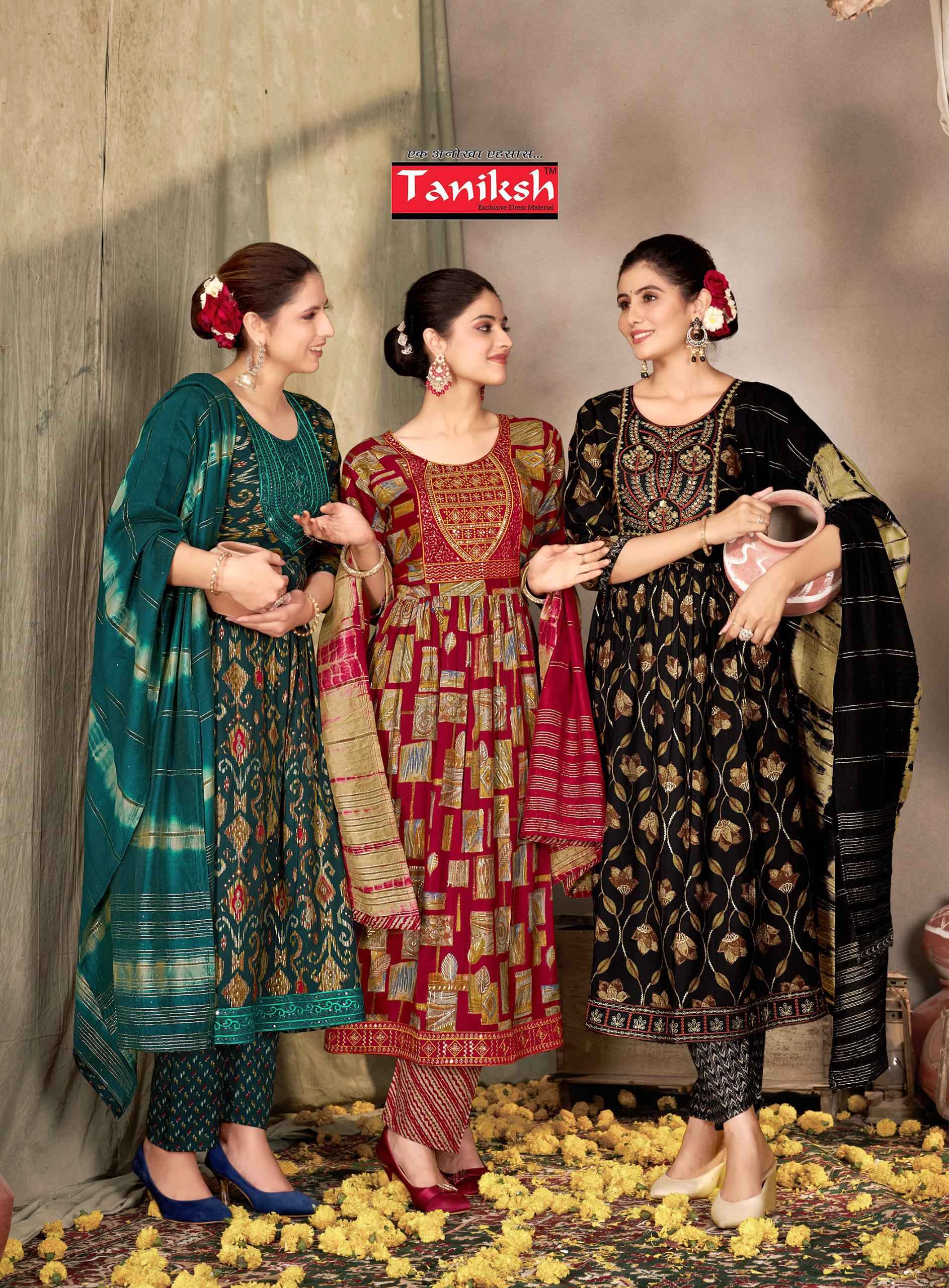 Taniksh Swara Vol-10 Reyon Readymade Suit (8 pcs Catalogue)