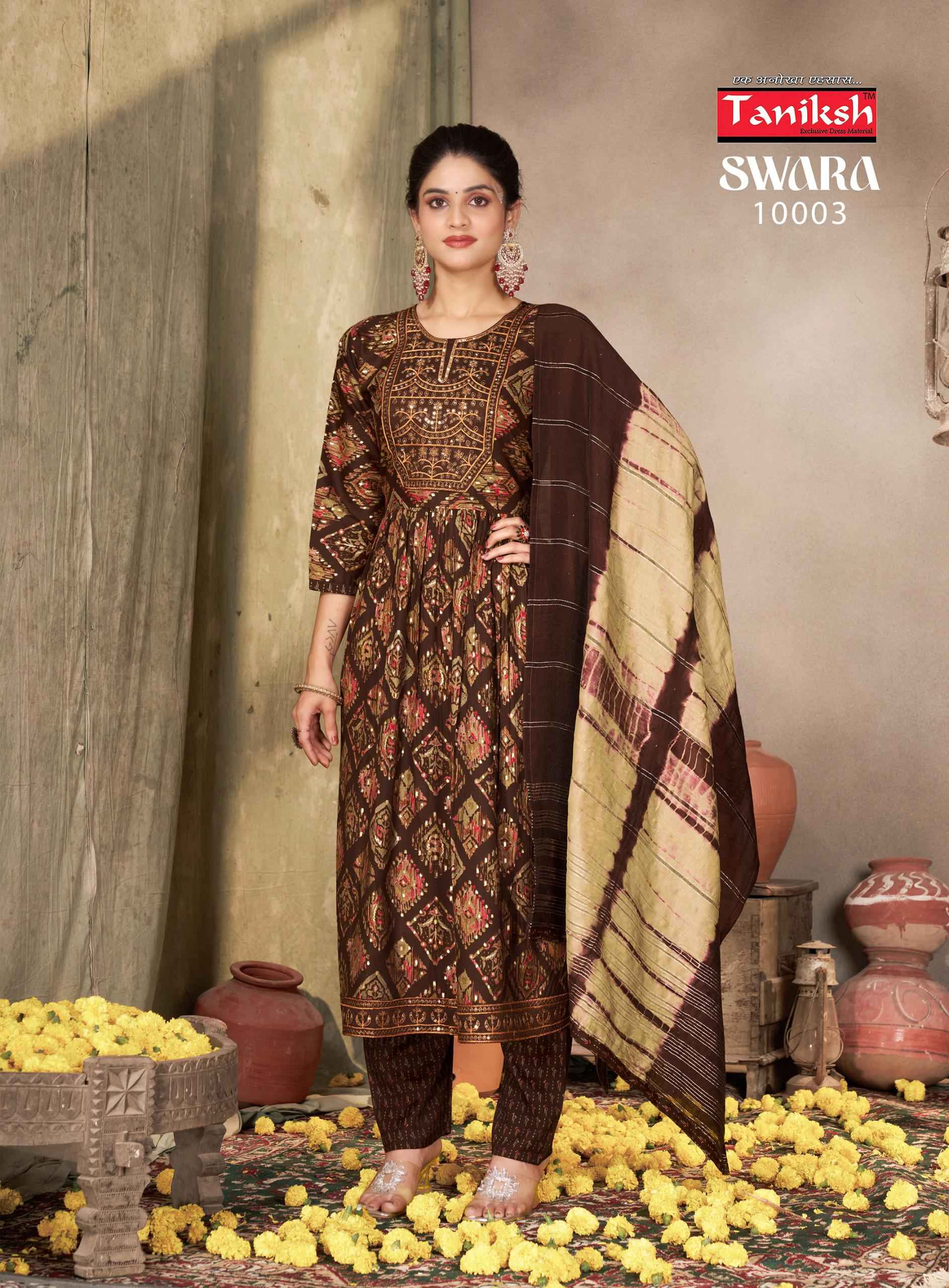 Taniksh Swara Vol-10 Reyon Readymade Suit (8 pcs Catalogue)