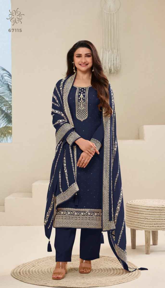 Vinay Kaseesh Parul Colour Plus Dola Dress Material 6 pcs Catalogue