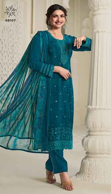 Vinay Silkina Royal Crepe-45 Royal Crepe Dress Material (8 pcs Catalogue)