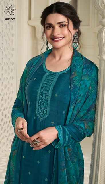 Vinay Silkina Royal Crepe-45 Royal Crepe Dress Material (8 pcs Catalogue)