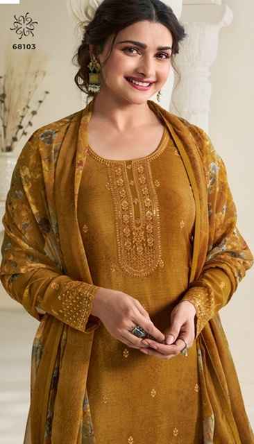 Vinay Silkina Royal Crepe-45 Royal Crepe Dress Material (8 pcs Catalogue)