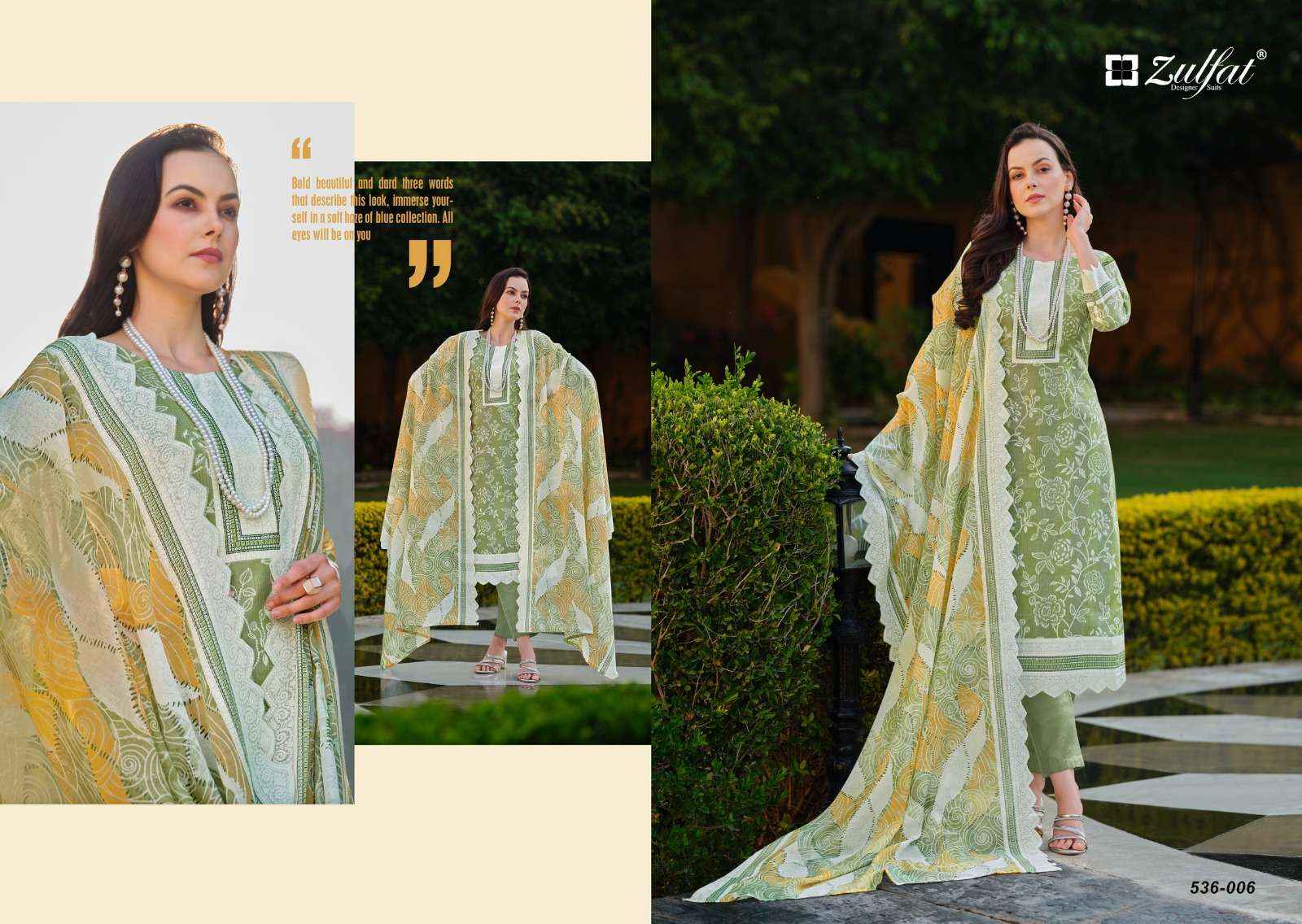 Zulfat Farhana Vol 2 Cotton Dress Material 8 pcs Catalogue