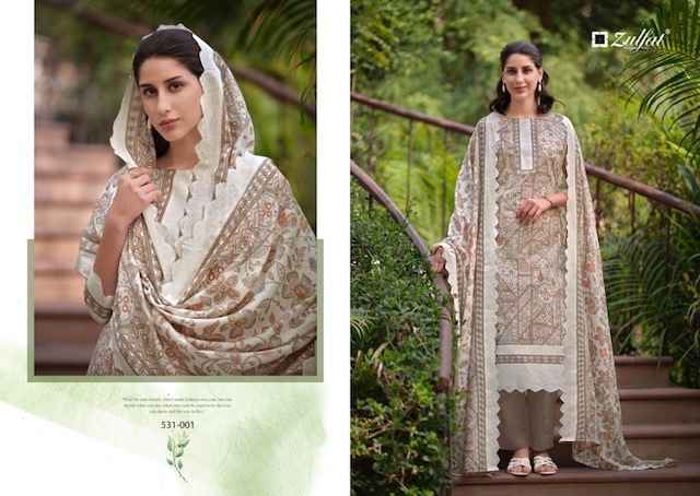 Zulfat Maryam Cotton Dress Material 8 pcs Catalogue