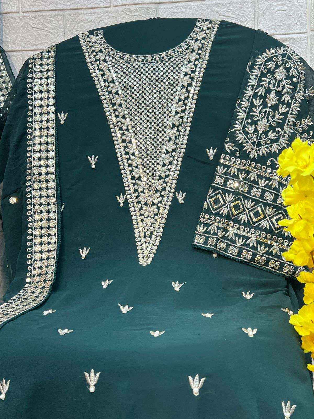 Al Khushbu Fiza Vol 1 Georgette Dress Material 4 pcs Catalogue