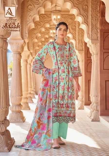 Alok Adaah Edition 2 Cambric Cotton Dress Material 6 pcs Catalogue