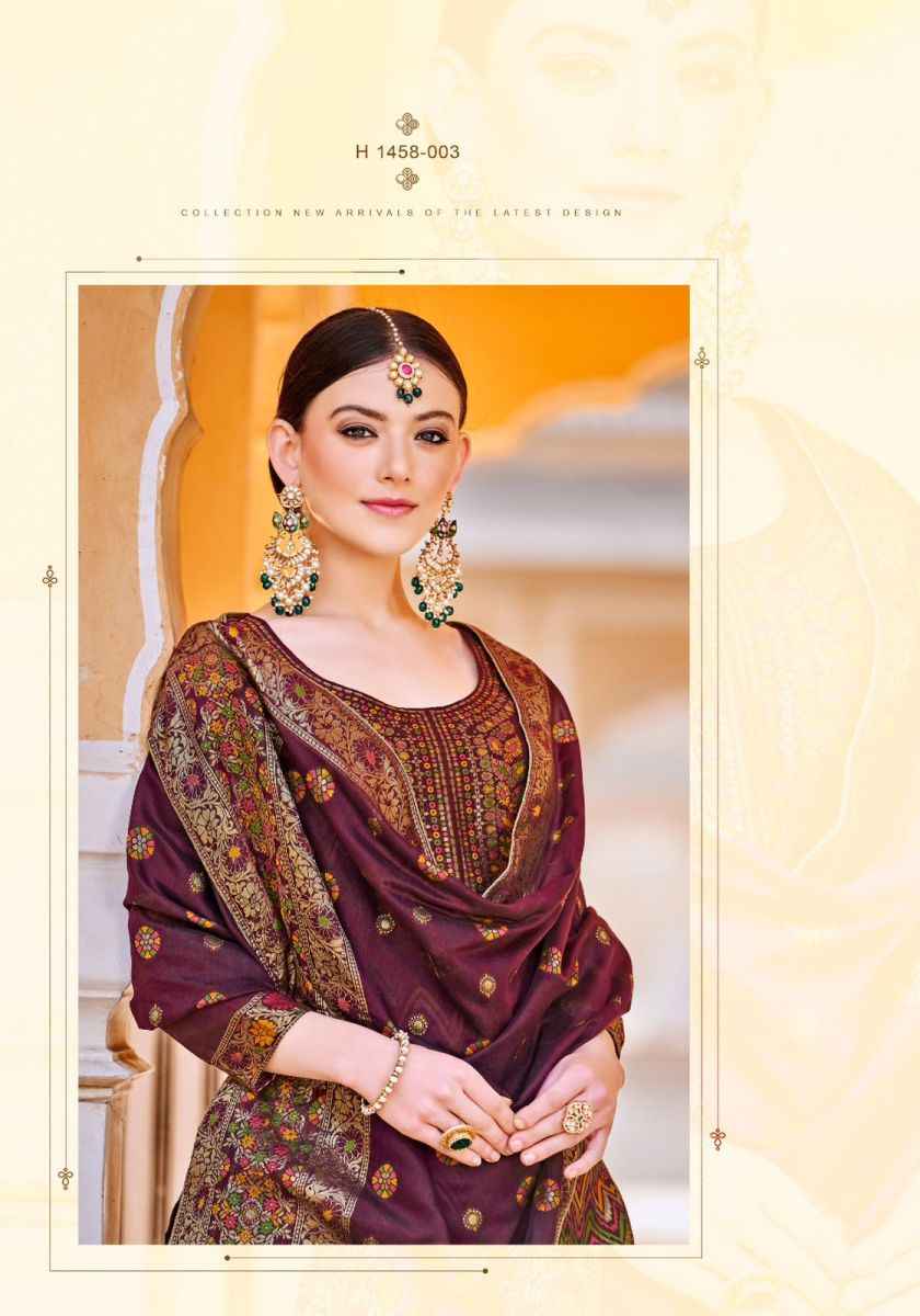 Alok Alishka Weave Jacquard Dress Material 6 pcs Catalogue