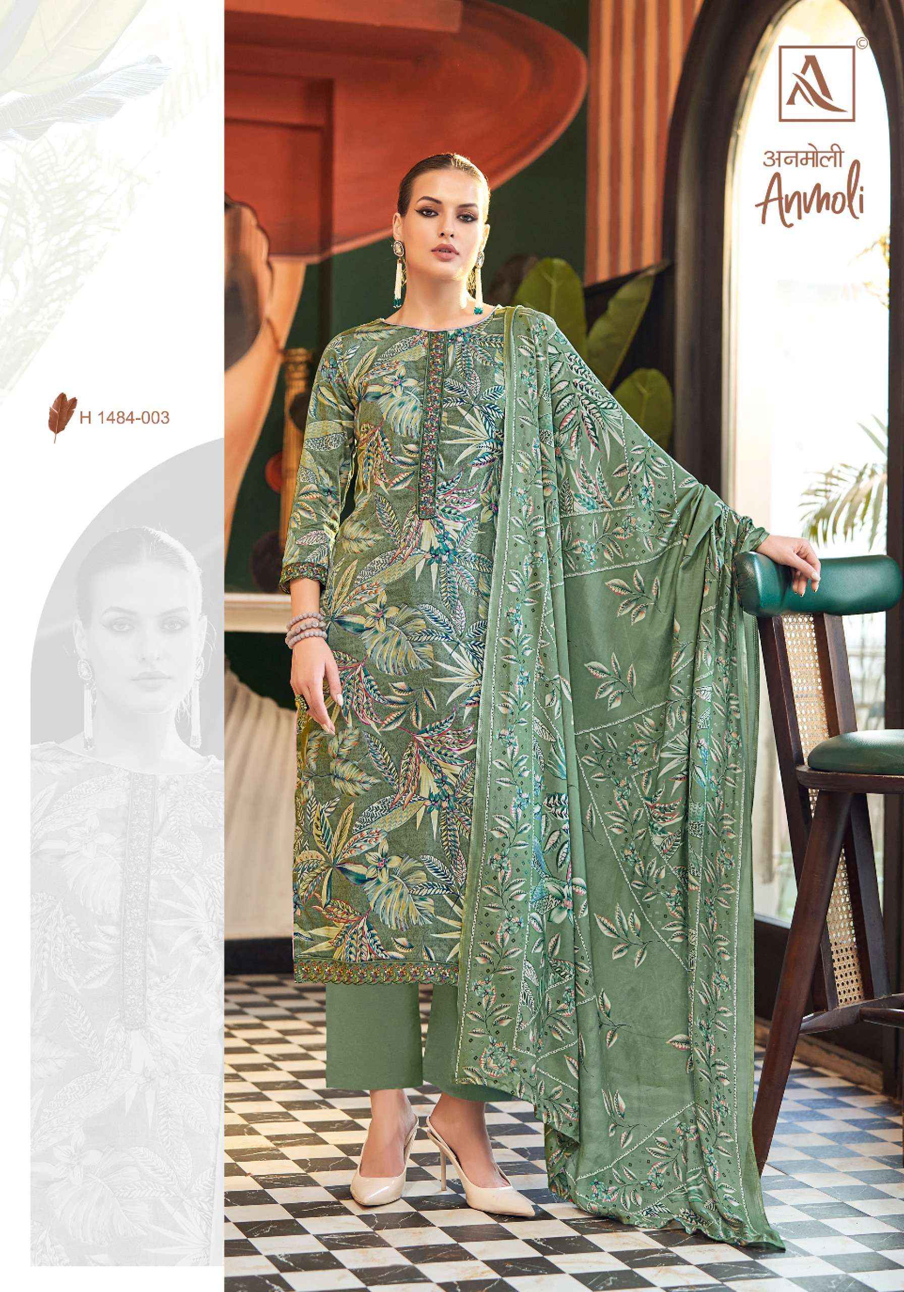 Alok Anmoli Jam Cotton Dress Material 6 pcs Catalogue