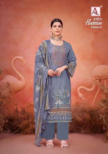 Alok Haseen Edition 2 Cotton Dress Material 8 pcs Catalogue