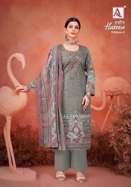 Alok Haseen Edition 2 Cotton Dress Material 8 pcs Catalogue