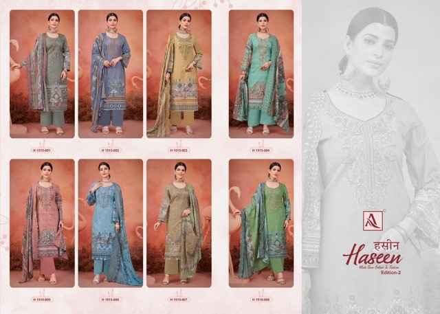 Alok Haseen Edition 2 Cotton Dress Material 8 pcs Catalogue