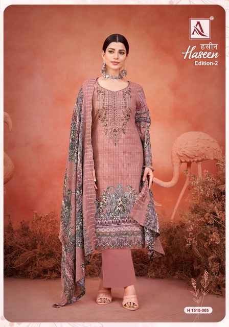 Alok Haseen Edition 2 Cotton Dress Material 8 pcs Catalogue