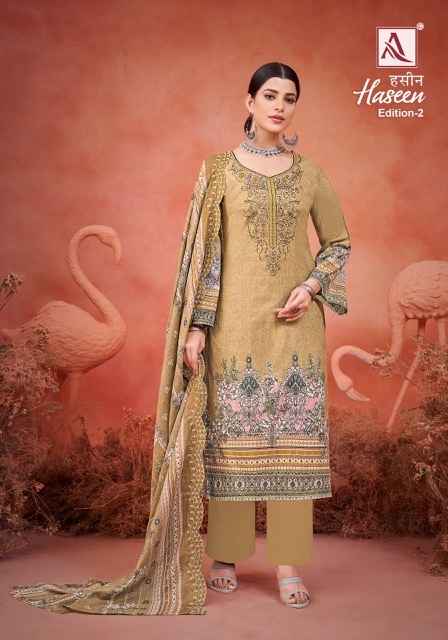 Alok Haseen Edition 2 Cotton Dress Material 8 pcs Catalogue