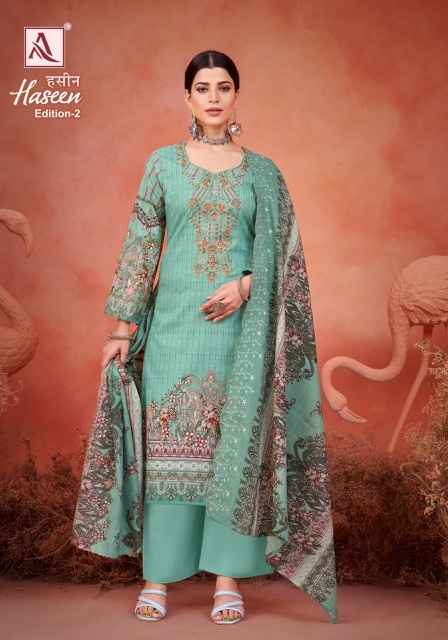 Alok Haseen Edition 2 Cotton Dress Material 8 pcs Catalogue