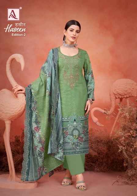 Alok Haseen Edition 2 Cotton Dress Material 8 pcs Catalogue