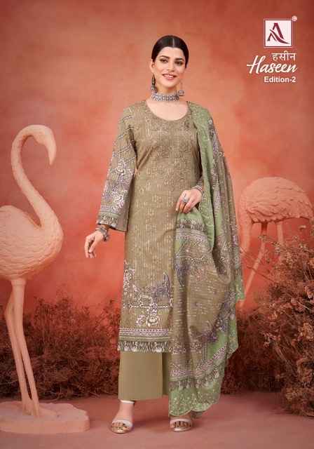 Alok Haseen Edition 2 Cotton Dress Material 8 pcs Catalogue