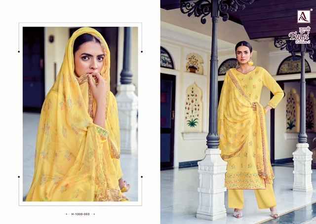 Alok Tulsi Edition 2 Cotton Dress Material 5 pcs Catalogue