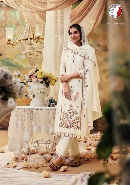 Anju Fabrics Cotton Queen Cotton Kurti Combo 5 pcs Catalogue