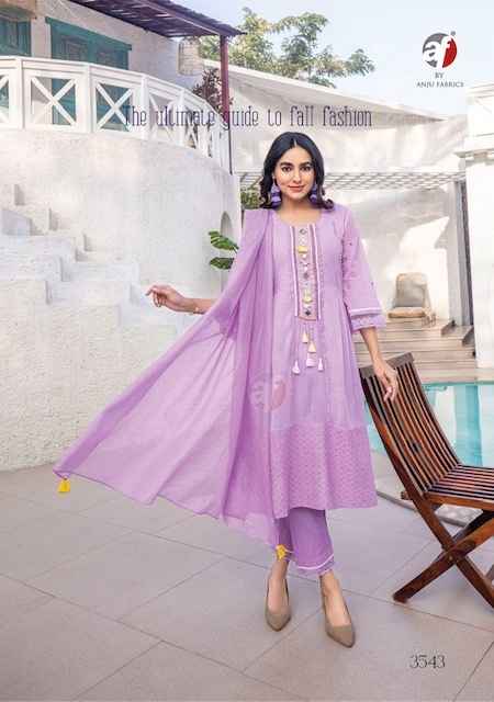 Anju Fabrics Insta Girl Vol 5 Cotton Kurti Combo 5 pcs Catalogue