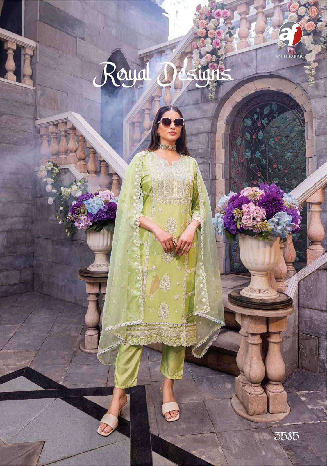 Anju Fabrics Sayara Muslin Kurti Combo 5 pcs Catalogue