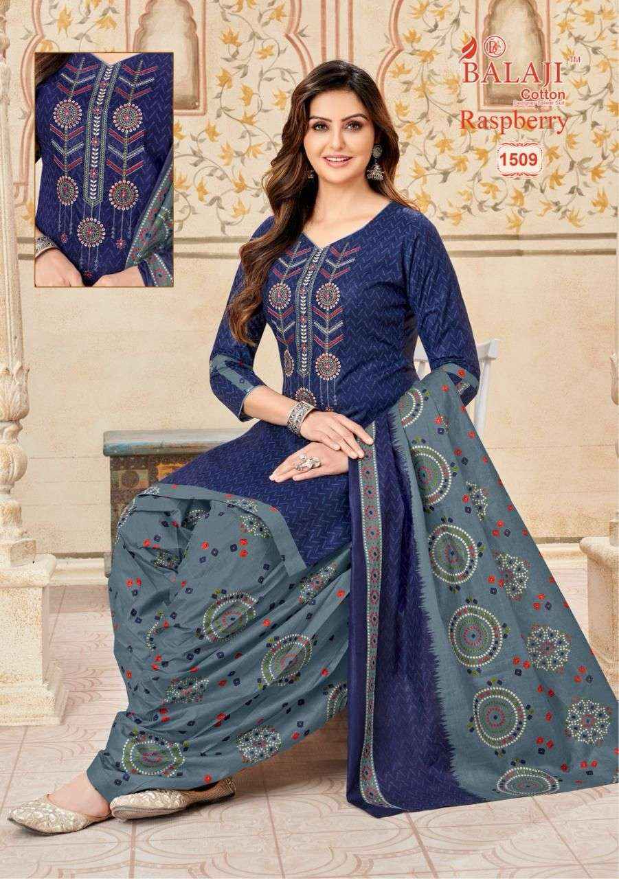 Balaji Cotton Raspberry Vol 15 Cotton Dress Material 12 pcs Catalogue