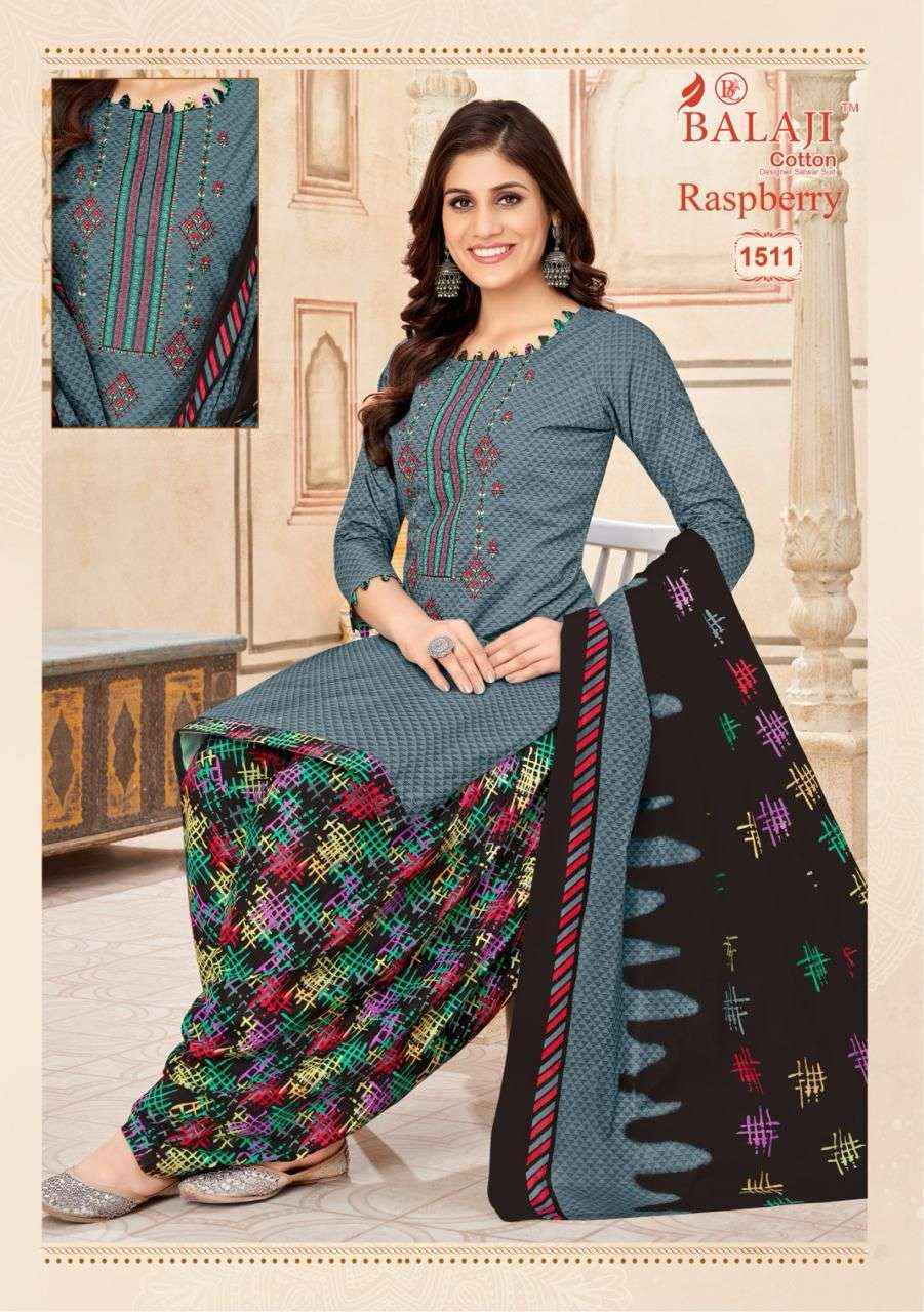 Balaji Cotton Raspberry Vol 15 Cotton Dress Material 12 pcs Catalogue