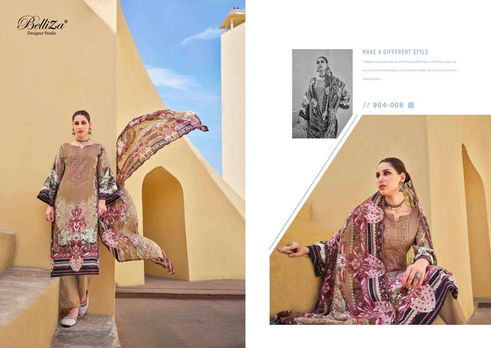 Belliza Guzarish Vol 6 Cotton Dress Material 8 pcs Catalogue