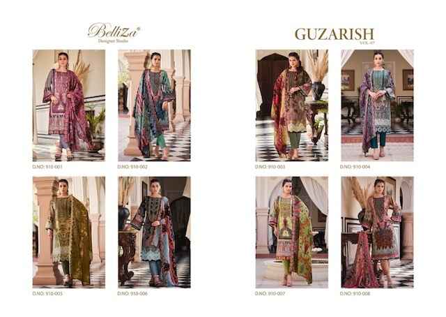 Belliza Guzarish Vol 7 Cotton Dress Material 8 pcs Catalogue
