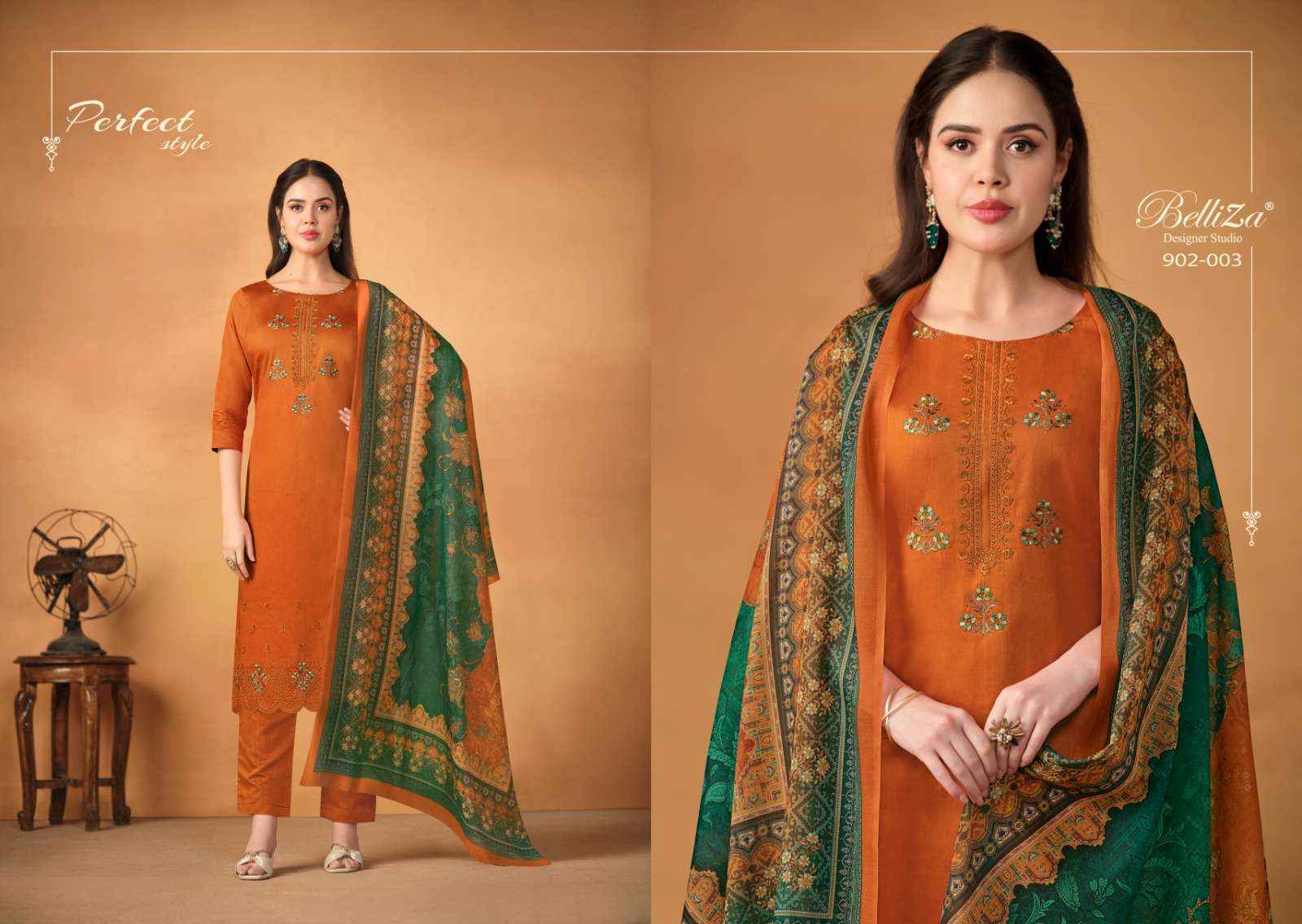 Belliza Jashn E Ishq Vol 5 Jam Cotton Dress Material 6 pcs Catalogue