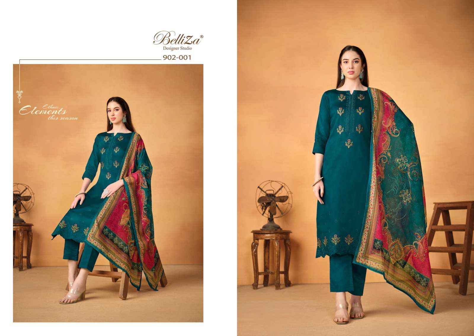 Belliza Jashn E Ishq Vol 5 Jam Cotton Dress Material 6 pcs Catalogue