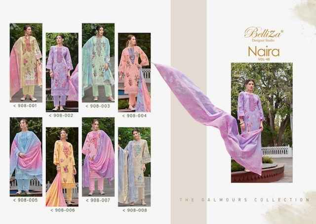 Belliza Naira Vol 48 Cotton Dress Material 8 pcs Catalogue