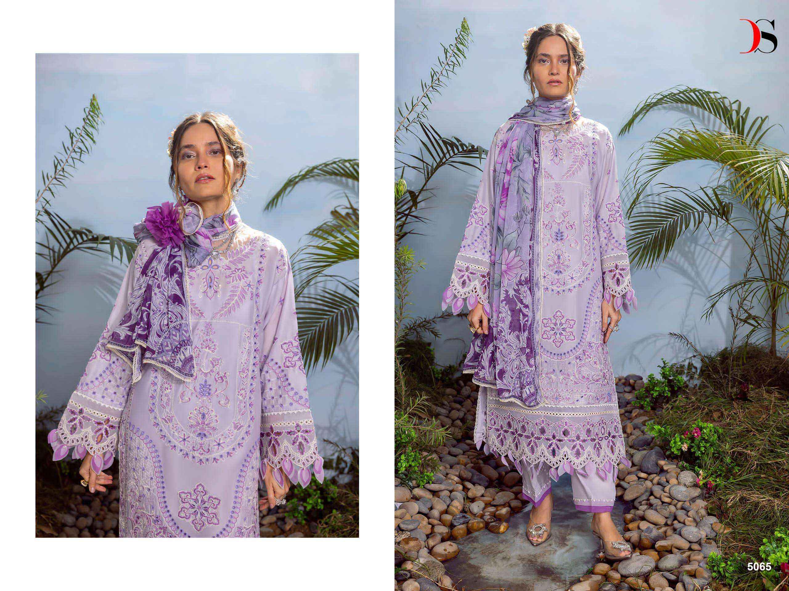 Deepsy Sana Safinaz Vol 2 Cotton Dress Material 5 pcs Catalogue
