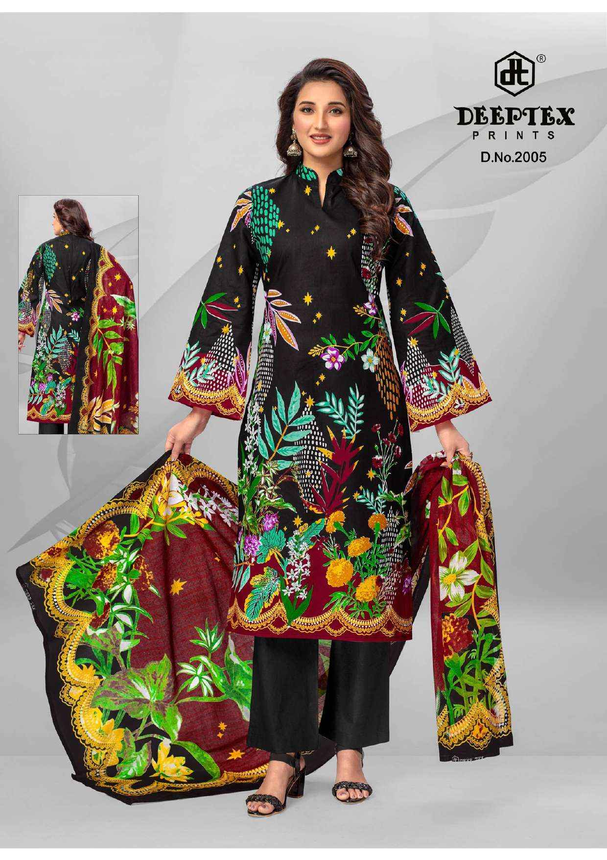 Deeptex Roohi Zara Vol 2 Lawn Cotton Dress Material 8 pcs Catalogue