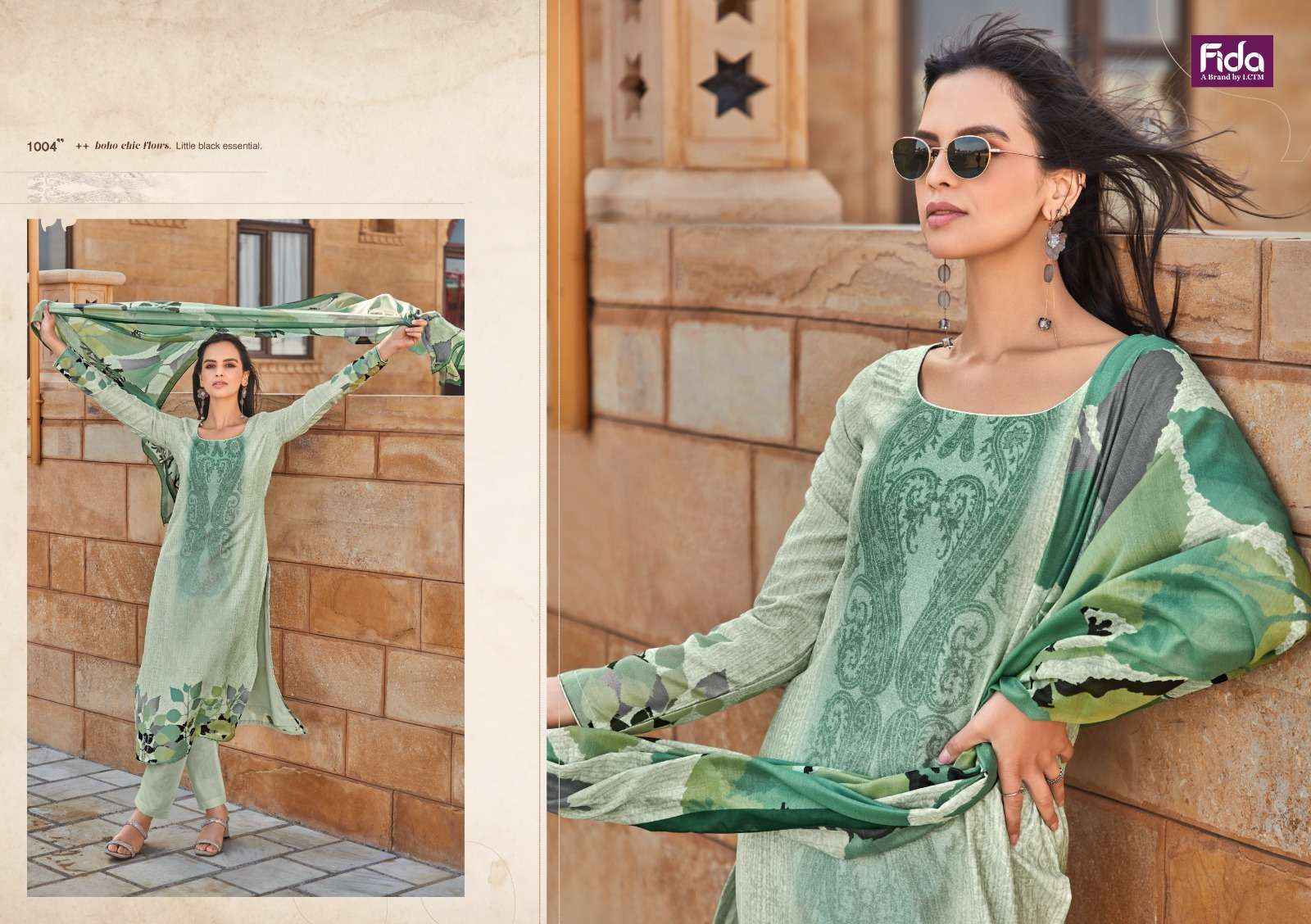 Fida Shylah Cotton Dress Material 6 pcs Catalogue