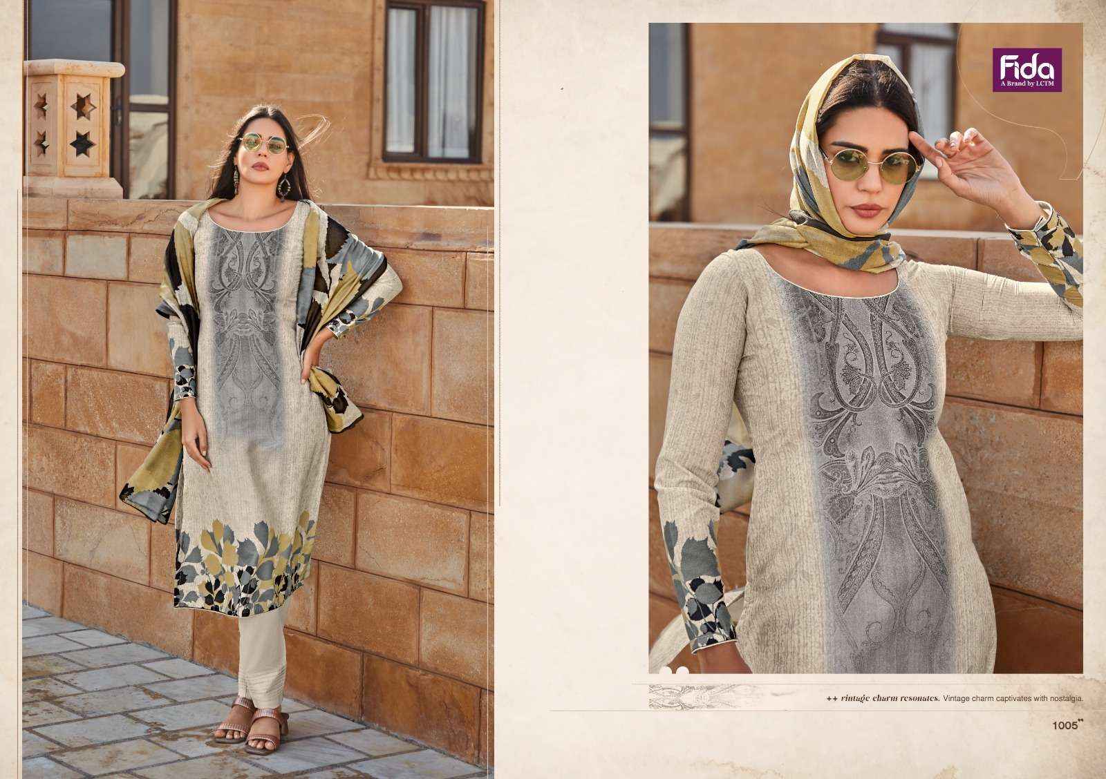 Fida Shylah Cotton Dress Material 6 pcs Catalogue