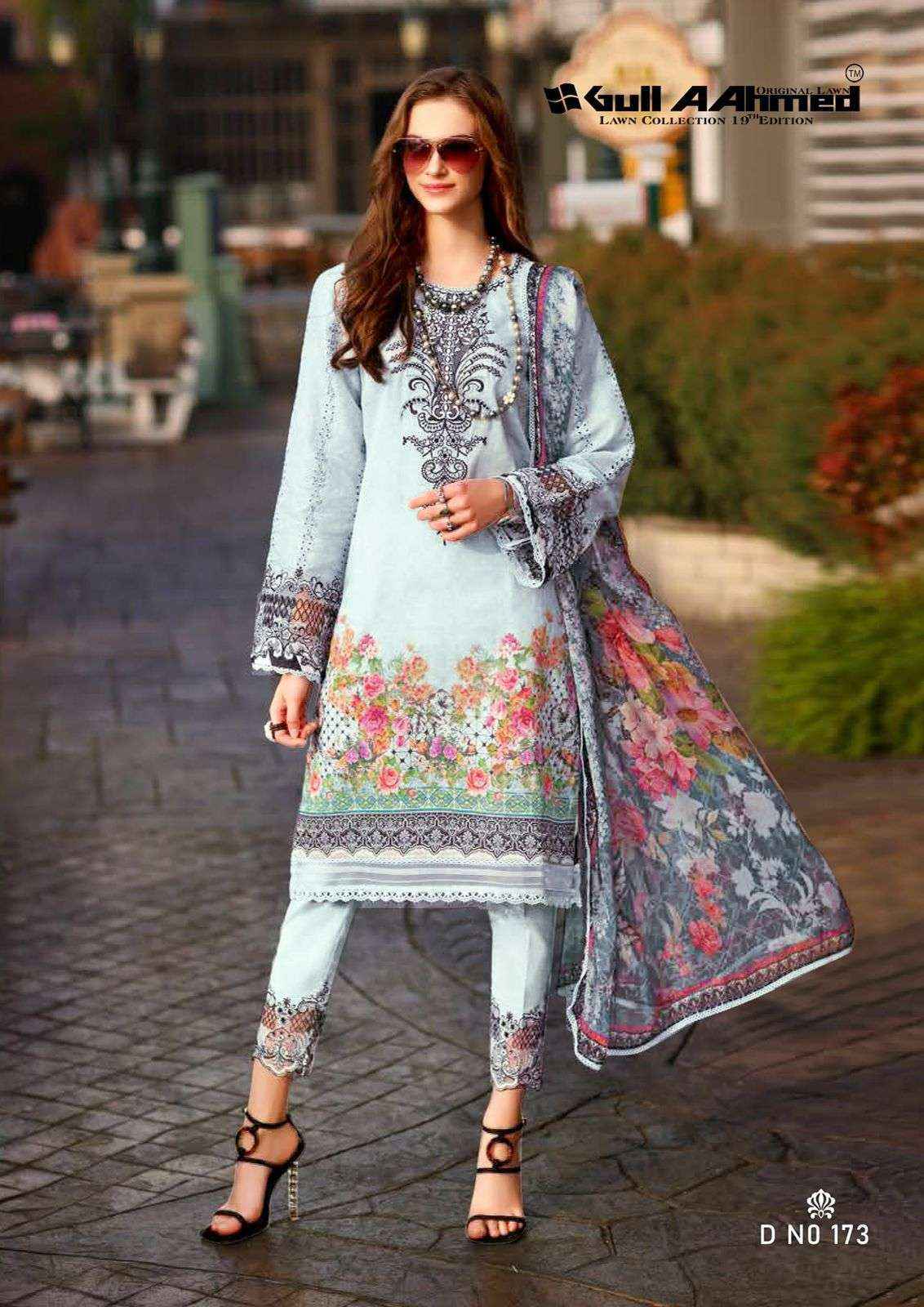 Gull Aahmed Lawn Collection Vol 19 Lawn Cotton Dress Material 6 pcs Catalogue