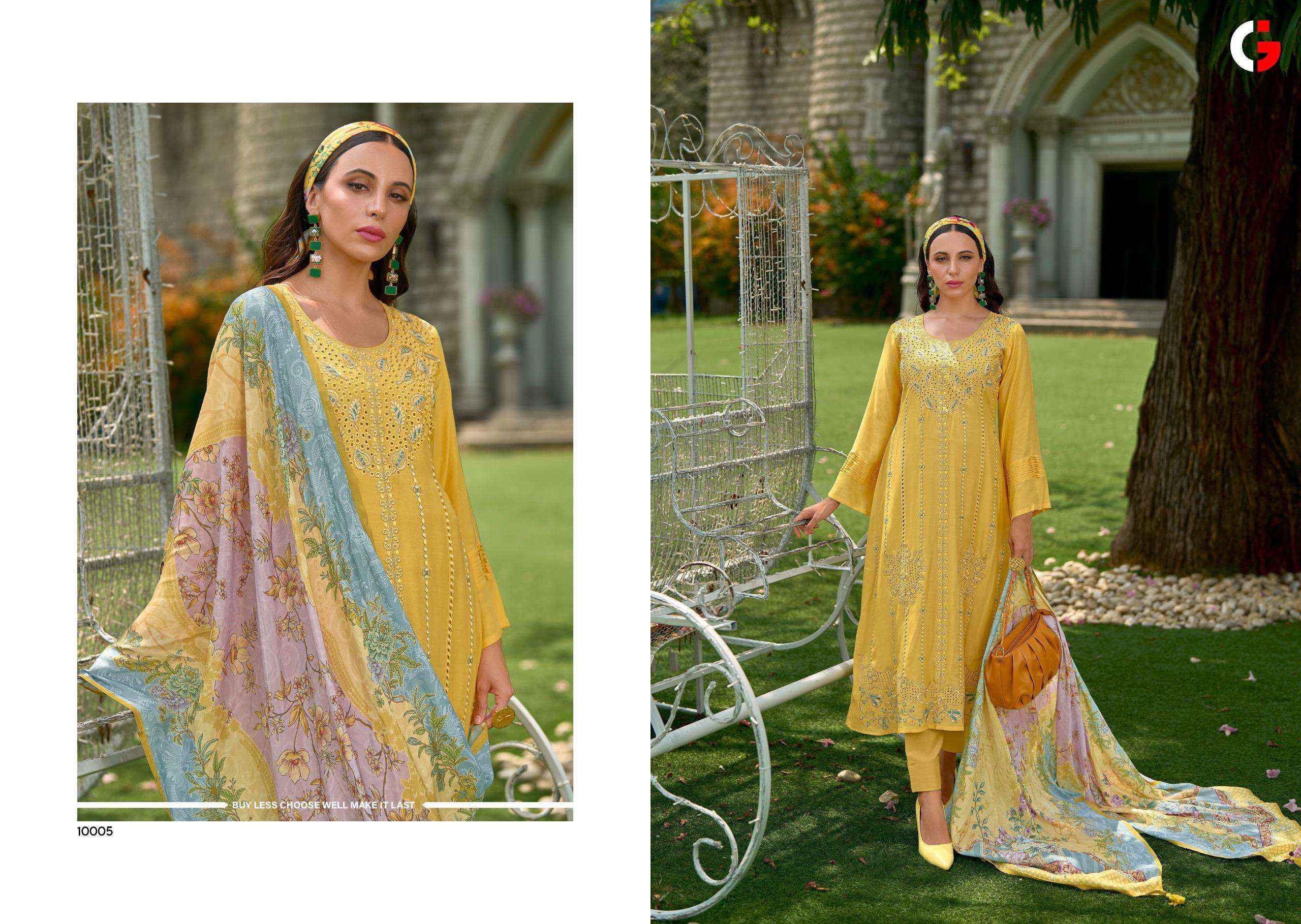 Gull Jee Zariha Muslin Dress Material 6 pcs Catalogue