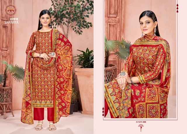 Harshit Shanaya Zam Cotton Dress Material 8 pcs Catalogue