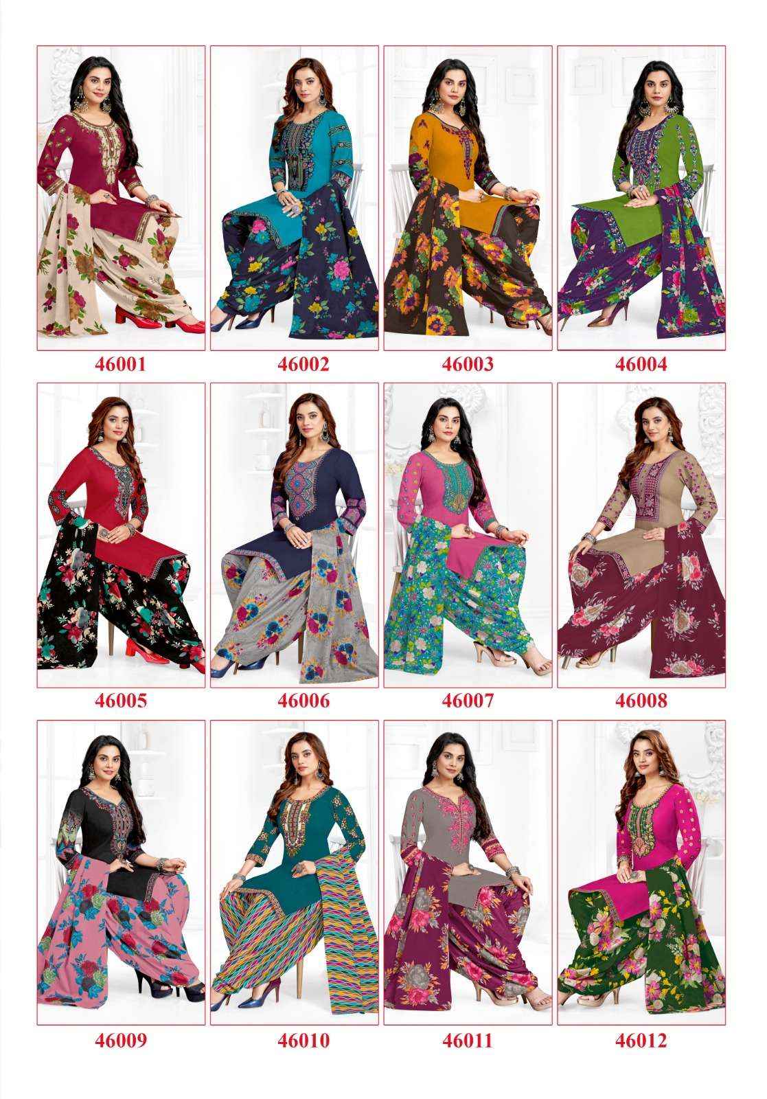 Jash Baby Doll Vol 46 Cotton Dress Material 12 pcs Catalogue